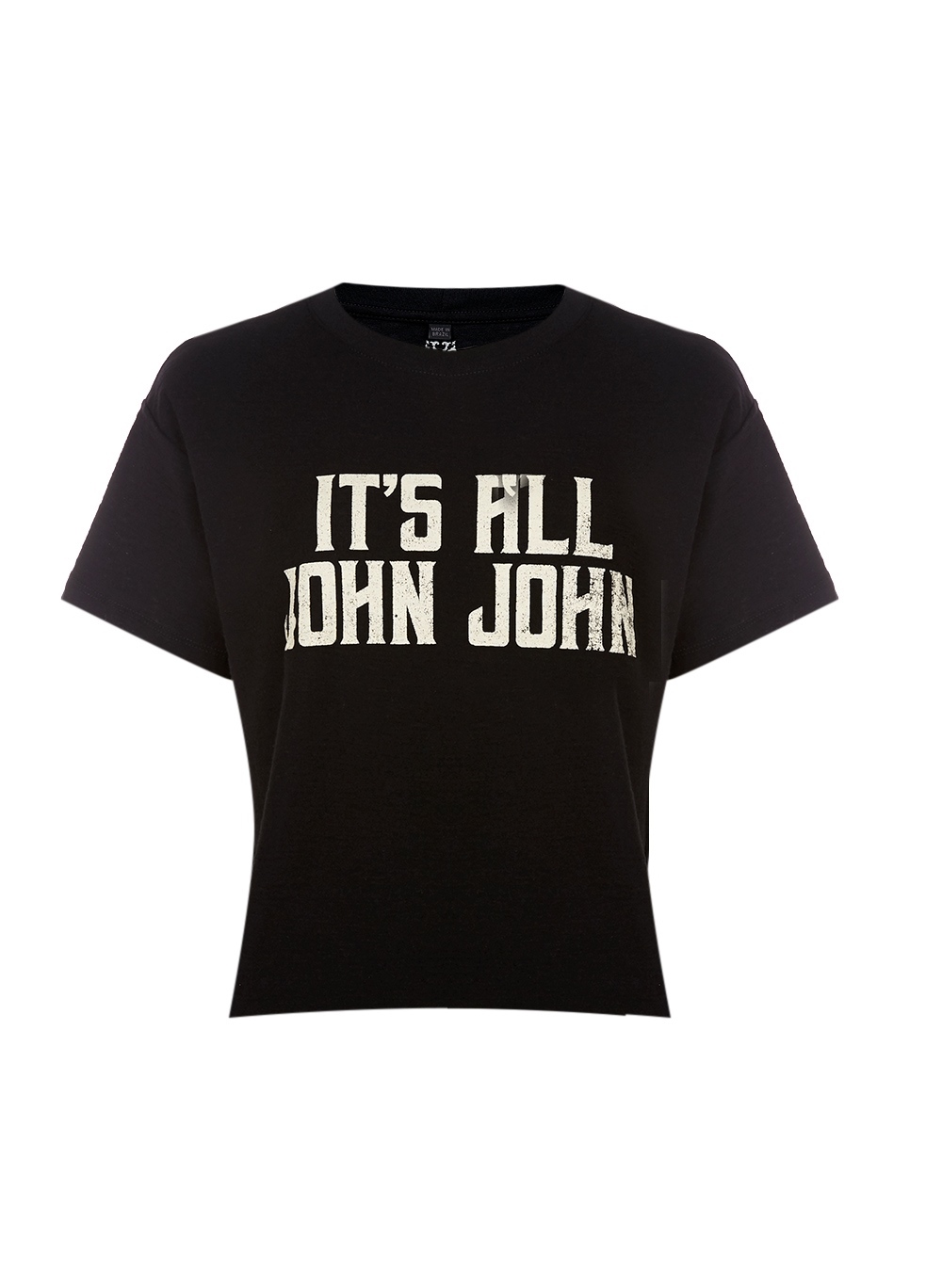 JOHN JOHN FEM Camiseta John John Hard Feelings Feminina (CINZA