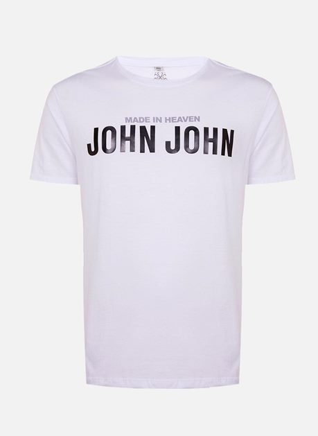 Camiseta John John Masculina Regular Made In Heaven Off-White