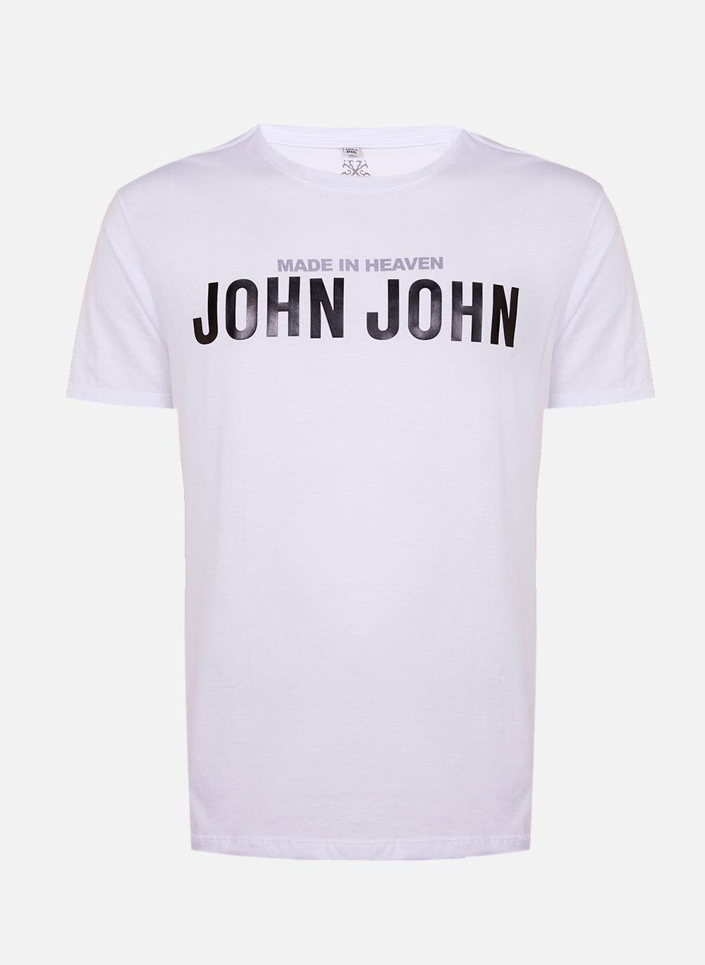 Camiseta John Transfer Black John John Masculina 42.54.5186 - Camiseta John  Transfer Black John John Masculina - JOHN JOHN MASC