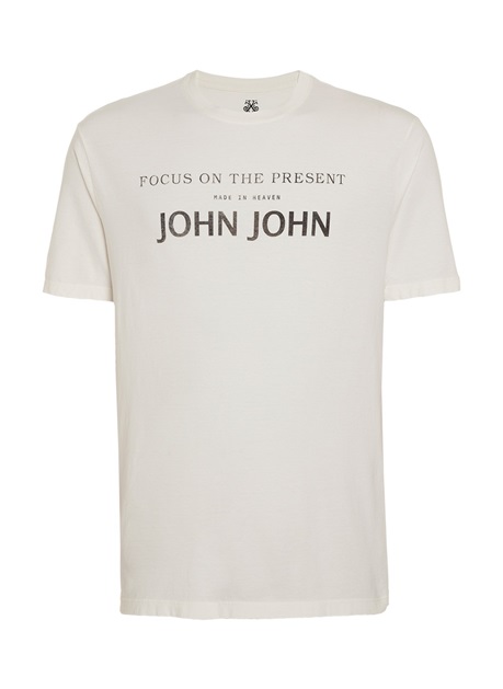 Camiseta John John Masculina Regular Made In Heaven Off-White