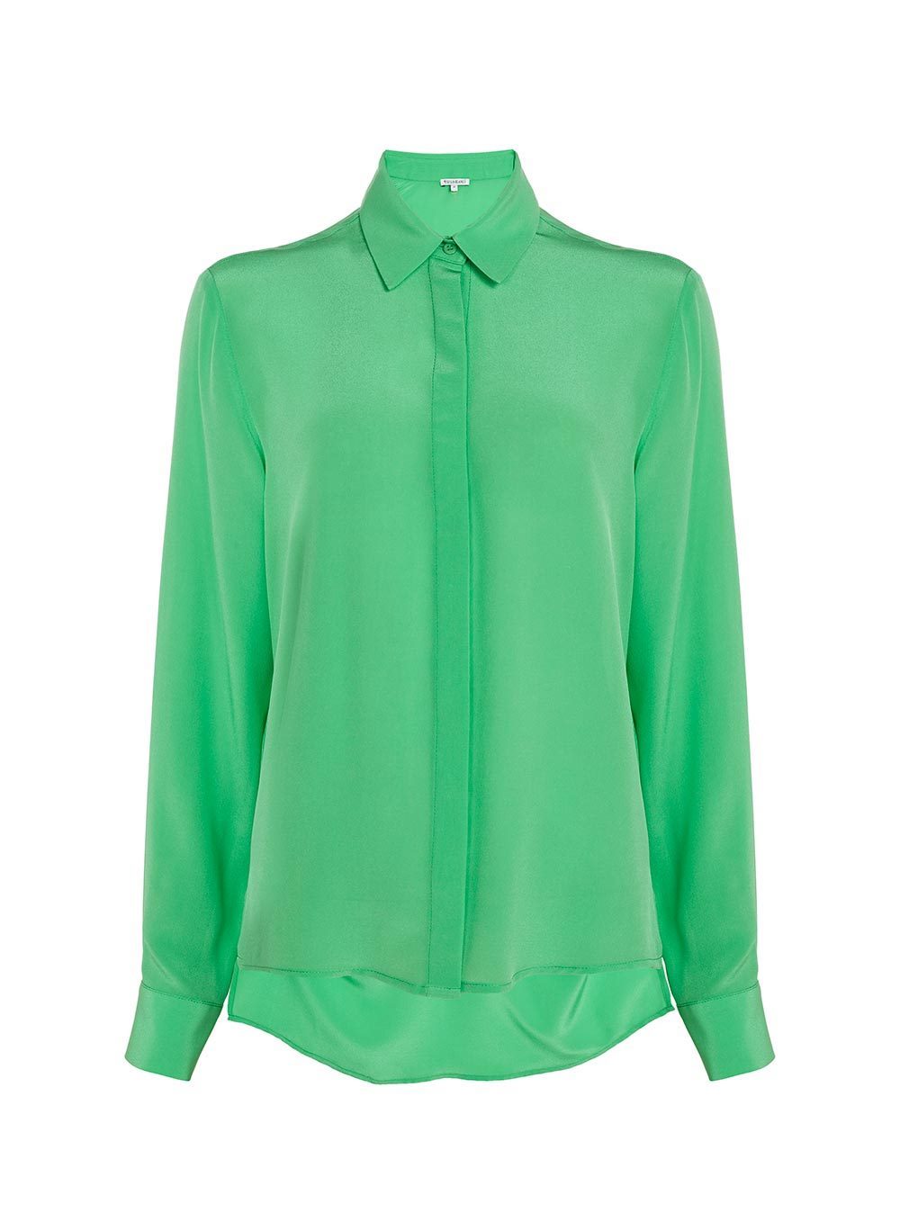 Blusa Cropped Linen Castanhola Verde