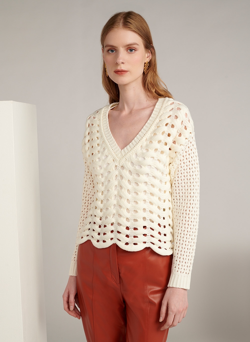 Blusa mujer lazos laterales - TRICOT