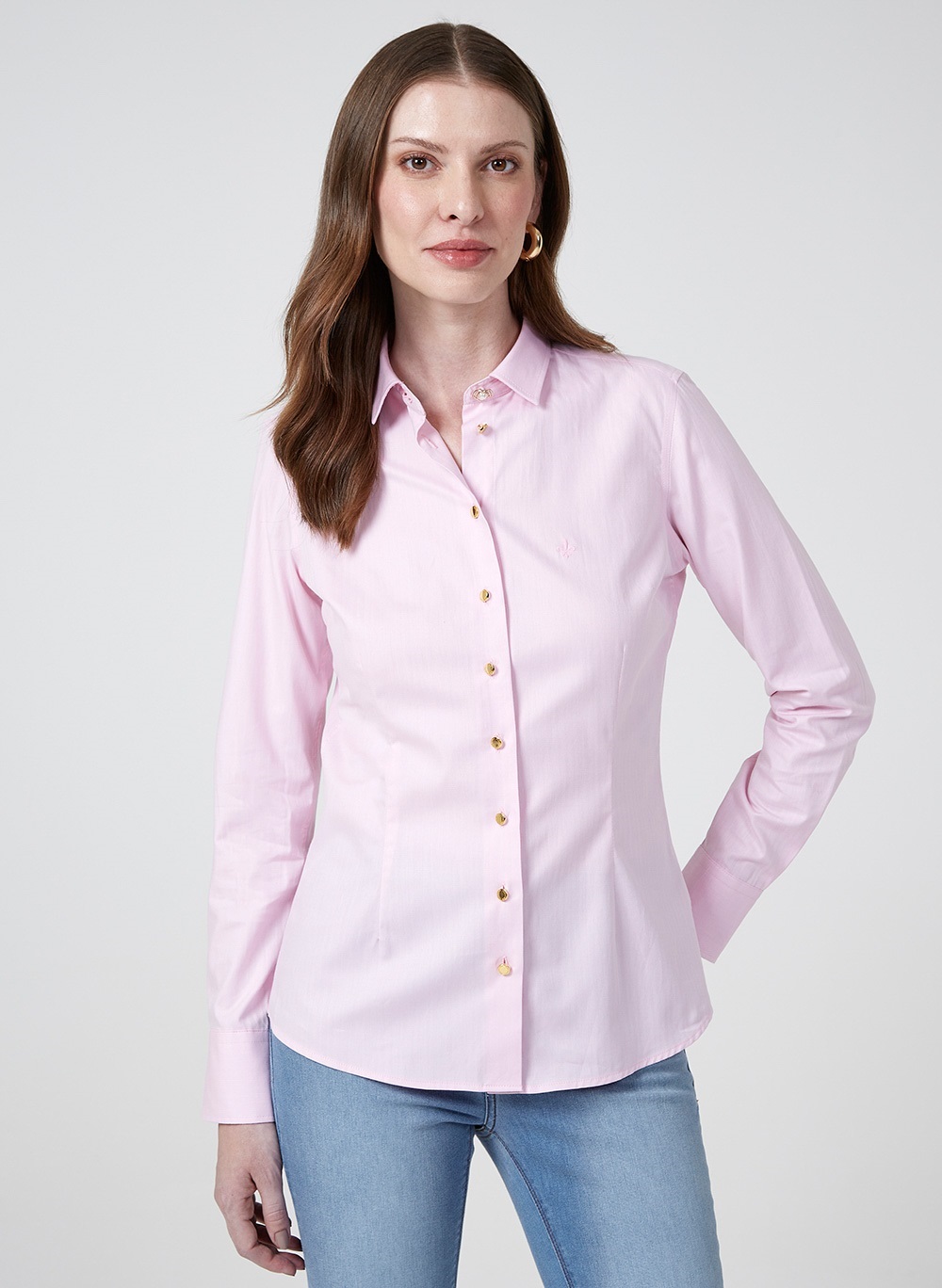 Camisa social feminina slim 2024 dudalina