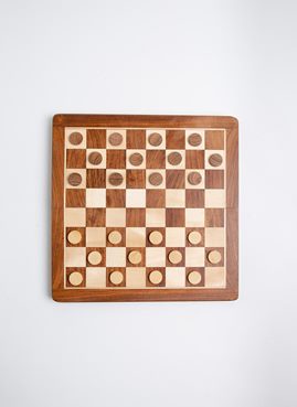 Jogo de Damas Madeira - Checkers