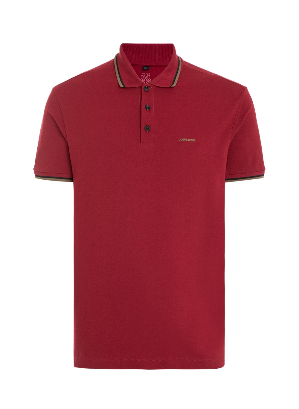 POLO TWO LINES BRANCA JOHN JOHN MASCULINA 86.01.0265