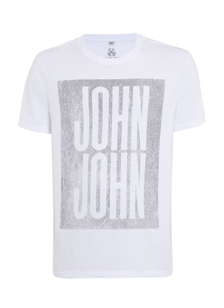 Camiseta John John Masculina Regular Logo Out Preta John John