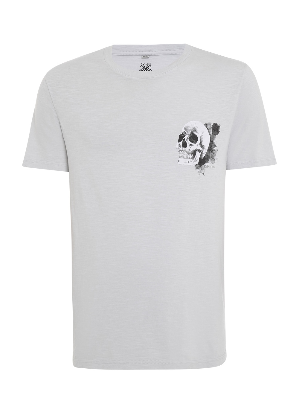 Camiseta Skull Profile John John Masculina 42.54.5159 - Camiseta Skull  Profile John John Masculina - JOHN JOHN MASC