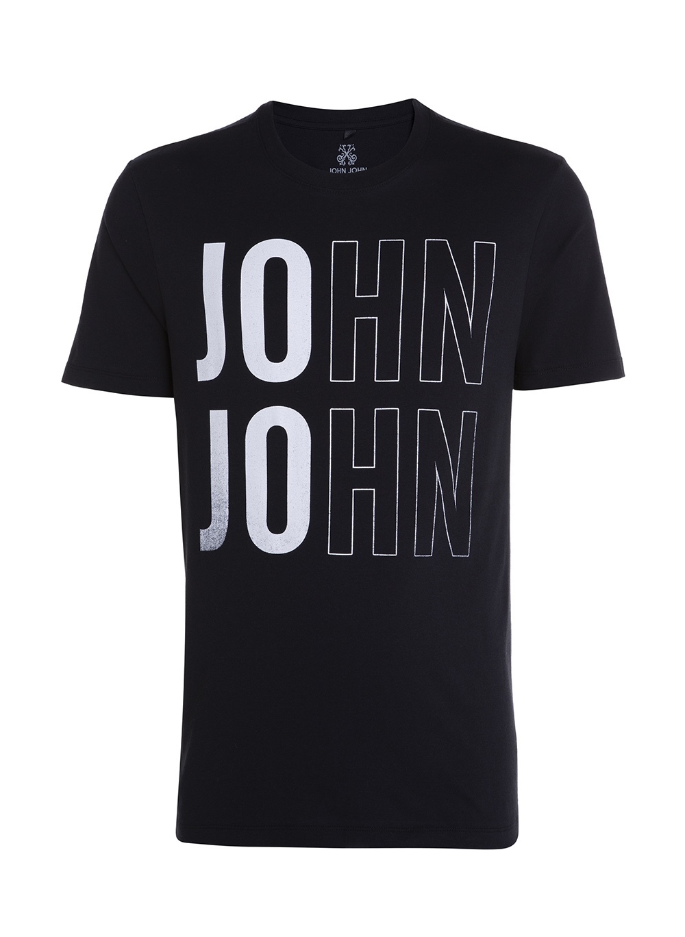 Camiseta Regular Fit Over Black John John Masculina