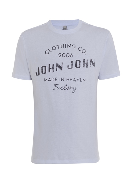 Camiseta John John Masculina Regular Stronger Branca