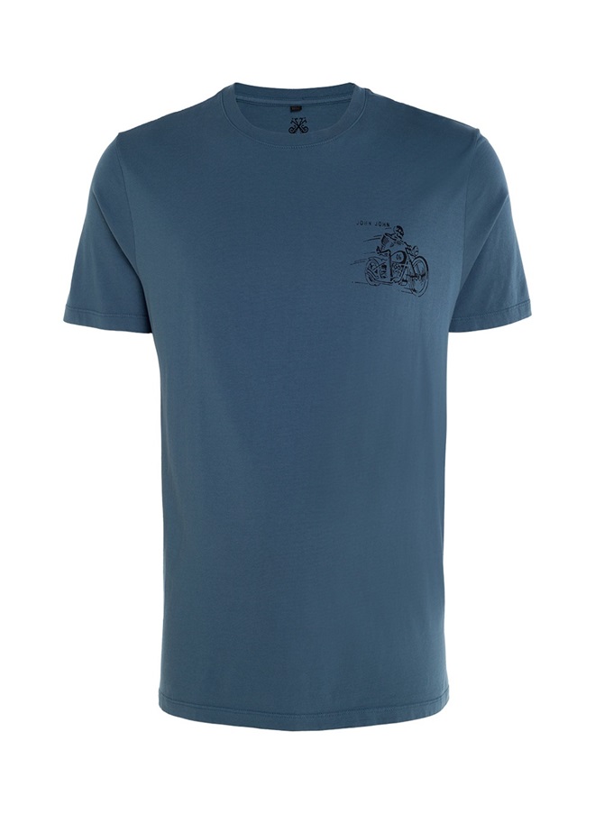 Camiseta John John Made In Heaven Azul Caveira, Camiseta Masculina John  John Nunca Usado 91477888