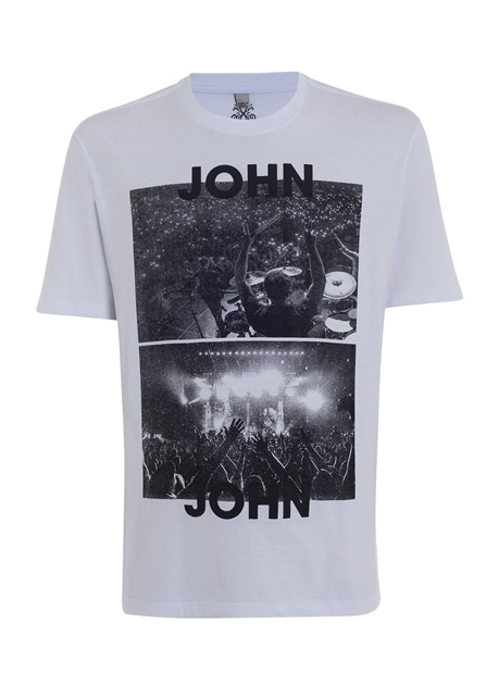 Camiseta John John Logo Branca - Compre Agora