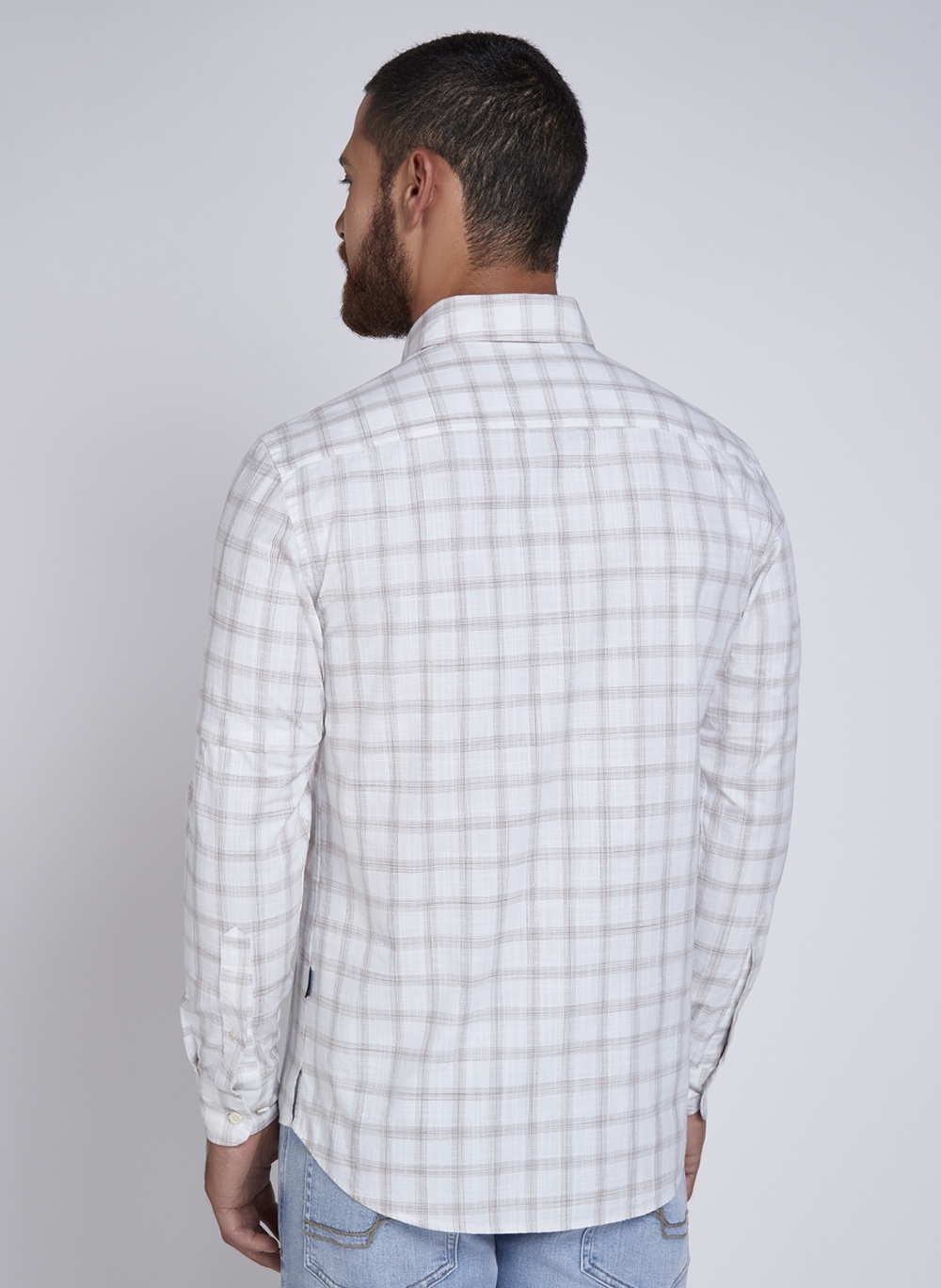 CAMISA SOCIAL SLIM FIT XADREZ FIO 60 - Pilgrim