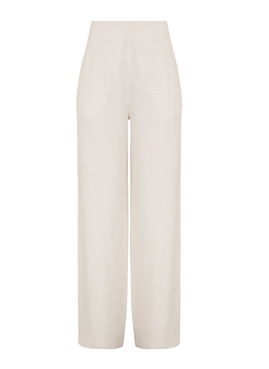 Topshop super wide leg sweatpants in white