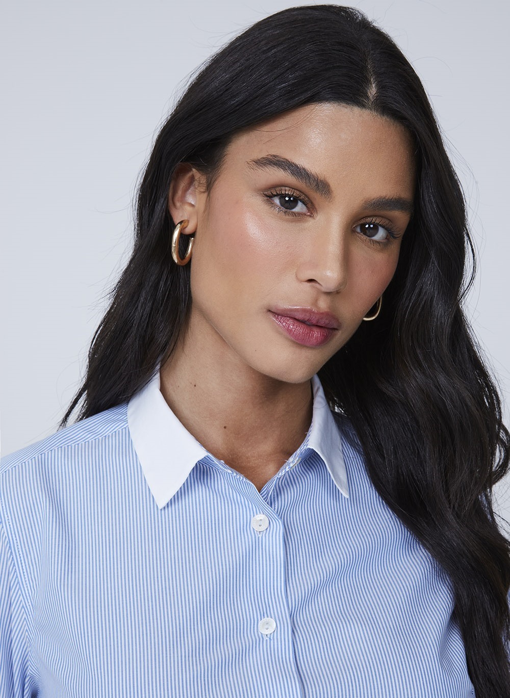 Camisa manga longa dudalina feminina clearance